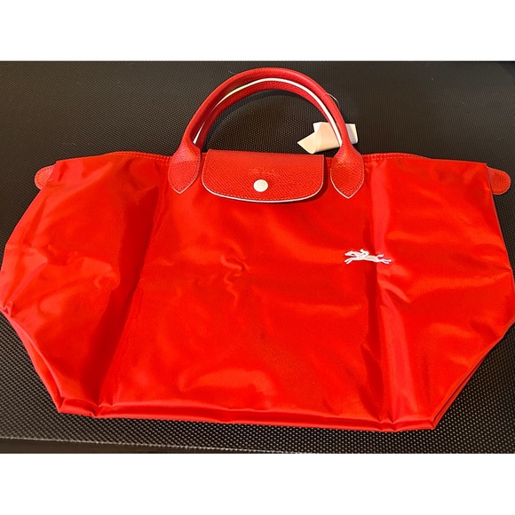 Red Longchamp Tote - Picture 1 of 5